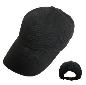100% Cotton Ball Cap [Black Only]